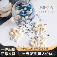 [COD] Meimuer diy aromatherapy wax flakes ocean beach combination jelly accessories starfish conch shells