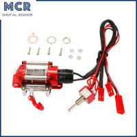 MCR 1/10 Rc Car Winch With Switch Easy Installation Trx4 D90 Scx10 Ii Climbing Car Rescue Accessories