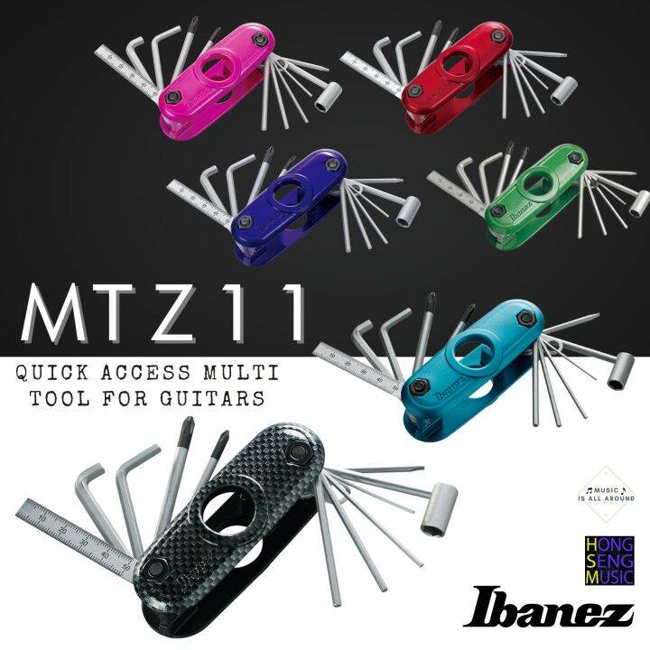 Ibanez Multi Quick access multi tool for Guitars รุ่น MTZ11 Lazada.co.th