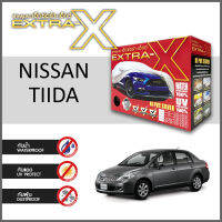 ผ้าคลุมรถ ส่งฟรี NISSAN TIIDA ตรงรุ่น กล่อง EXTRA-X ผ้า HI-PVC อย่างดีหนาพิเศษ ป้องกันแดด ป้องกันฝน ป้องกันฝุ่น