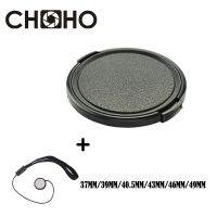 Camera Lens Cap Protection Cover 37mm 39mm 40.5mm 43mm 46mm Anti-lost Rope Snap On Protector for Canon Nikon Sony Accessories