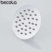 【Worth-Buy】 Becola ฝักบัวอาบน้ำหัวฝักบัวนิ้วปริมาณน้ำฝนสแตนเลสบางเฉียบ4หัวฝักบัวอาบน้ำสี่เหลี่ยมกลมโครเมี่ยม