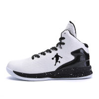 Man High-top Basketball Shoes Mens Air Cushion Light Basketball Sneakers Anti-skid Breathable Outdoor Sports Basketball Shoes