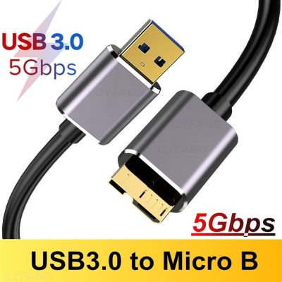 【ร้อน】สายเคเบิลภายนอกฮาร์ดไดรฟ์สายเคเบิล USB Micro B สายเคเบิล HDD สายเคเบิลข้อมูล Micro สายเคเบิล SSD Sata สำหรับ Samsung ฮาร์ดดิสก์สายเคเบิล Micro B USB3.0