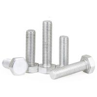 Aluminium 6061 DIN933 Hex Bolt Hexagon Bolts M5 M6 M8 M10 M12