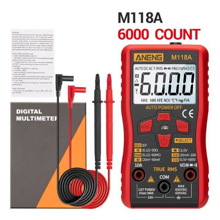 2021m118a-digital-multimeter-auto-range-true-rms-ncv-tester-ac-dc-with-flashlight