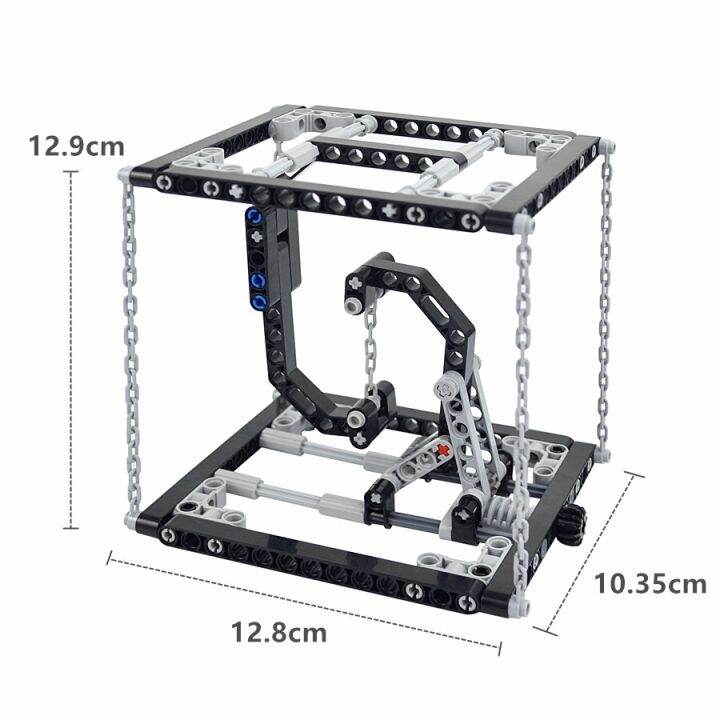 MOC Bricks Set Technical Suspension Tension Balancing Frame Physical