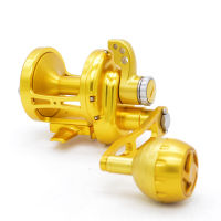 Saltwater Lever Drag Reel 4.9:1 Multiplier Casting Fishing Trolling Coil 9+2BBs Full Aluminum CNC Machined Jigging Reel