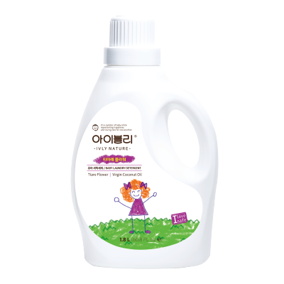 IVLY NATURE BABY LAUNDRY DETERGENT (ผลิตภัณฑ์ซักผ้าเด็ก)(กลิ่นดอกเทียร์และน้ำมันมะพร้าว ) ผลิตและนำเข้าจากประเทศเกาหลีใต้ ได้รับ อย.ไทย พร้อมส่ง