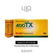Phim Kodak Tri-X 400 TX ISO 400, Đen Trắng B&W, 120 x 12 Kiểu Vuông