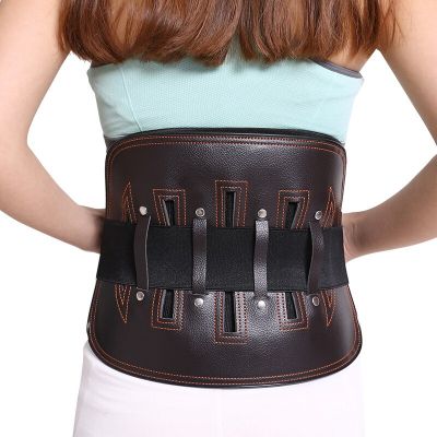 Lumbar Support Belt Wrap Waist Braces Steel Plate Medical Posture Correction For Back Spine Decompression