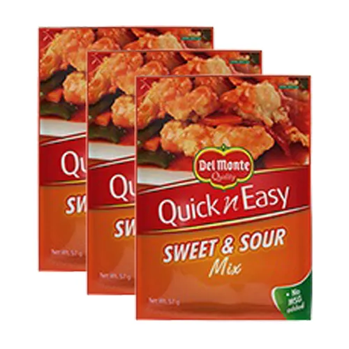 Del Monte Quick 'n Easy Sweet and Sour Mix 3 Pack (57g per Pack