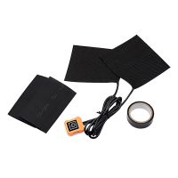 202112V Motorcycle Electric Heated Grips Pads+Heat Resistant Tape+Heat Resistant Cover Heating Handle Kit Motorbike Handlebar Heated