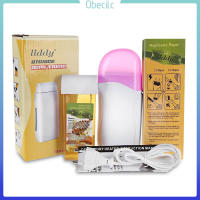 Obecilc 3 In 1เครื่องกำจัดขนเครื่องอุ่นแวกซ์ตลับหมึกเครื่องกำจัดขนแบบม้วนบนกระดาษกำจัดขนลงแว็กซ์ชุดเครื่องกำจัดขน