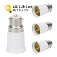 B22 To E27 Lamp Socket LED Bulb Base Adapters Lamp Led Light Screw Socket Adapter Converter 1