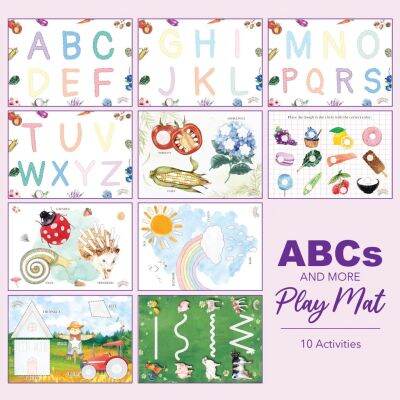 Playdough Mat - ABC and more