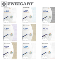 Zweigart ผ้าไอด้า (Aida) สำหรับปักครอสติช 14ct - 20ct (พร้อมแพทเทิร์น) made in Germany