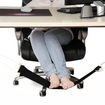 Free Ship Adjustable Desk Foot Hammock Office Feet Leg Rest Hammock