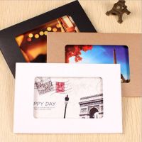 10PCS/lot Kraft paper middle hollowed folded envelope box Gift Greeting Photo Post Card Packaging Bag