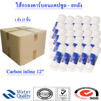 ไส้กรองน้ำ Post Carbon แคปซูล 12 นิ้ว x 2.5 นิ้ว