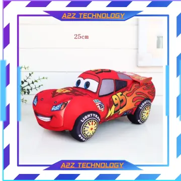 Disney and Pixar Cars Lightning McQueen Talking Soft Plush