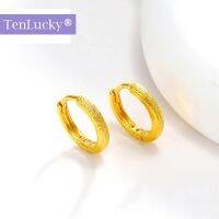 TenLucky ต่างหู916ห่วงสีทองสำหรับผู้หญิงที่มีของขวัญวาเลนไทน์วันเกิดกล่องเก็บเครื่องประดับสิ่งแวดล้อมดีต่อสุขภาพ