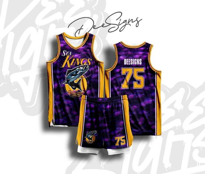 FULL SUBLIMATION TRUE TO SIZE KINGS 02 BASKETBALL JERSEY Free customize ...