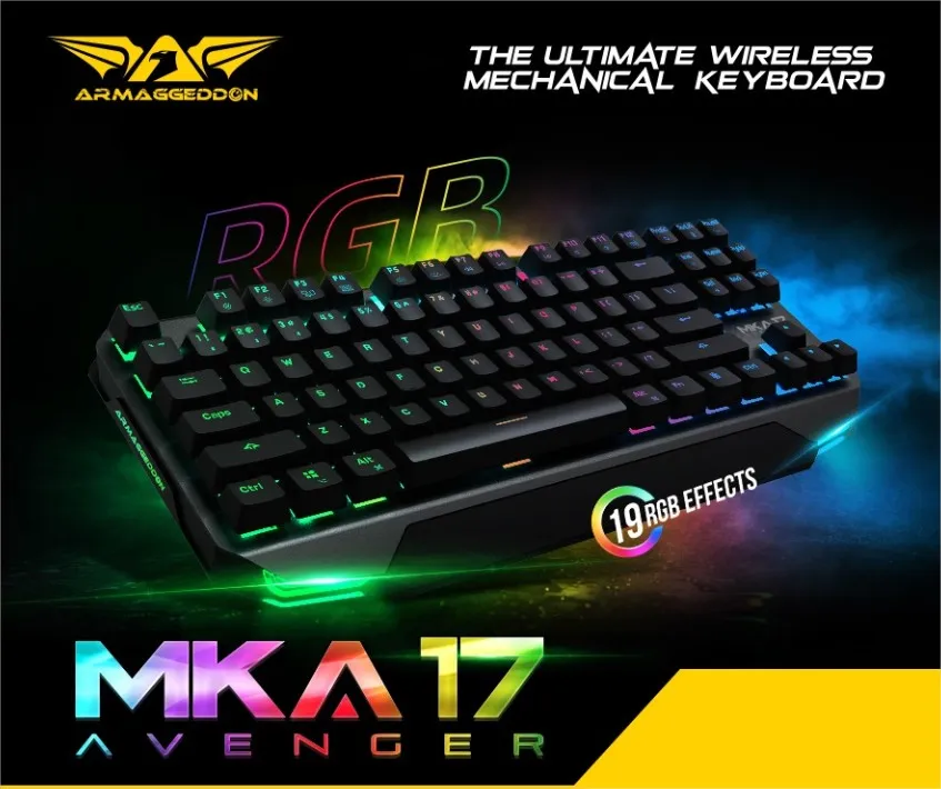 Armaggeddon MKA-17 Avenger Mechanical RGB Gaming Keyboard | Lazada