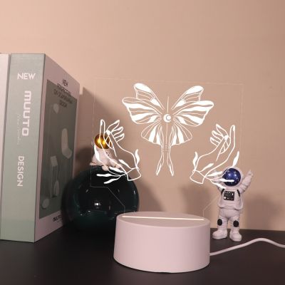 angels wings  Kids Night Light 16 Color Changing Rgb Ambient Lights For Bedroom Festival Home Bedside Gaming Room Decor Night Lights