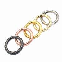 【cw】 Gold Rings Adjustable Oval Clasps Round Push Gate Handbag 19 mm(3/4 quot;)