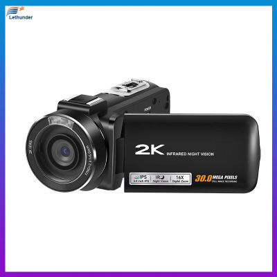 วิดีโอกล้องสัมผัสหน้าจอสนับสนุน WiFi 30MP 16X Digital Zoom Face Recognition Anti-Shake Self-Timer