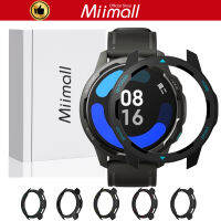 Miimall เคสเข้ากันได้กับ Xiaomi Watch S1ที่ใช้งานปกป้องหน้าจอ,PC กันชนเชลล์เต็มปกบางเฉียบกันกระแทกรอยขีดข่วนทนกรอบกรณียากสำหรับ Xiaomi นาฬิกา S1อุปกรณ์ที่ใช้งานผู้ชายผู้หญิง