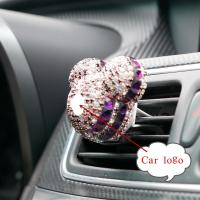 【DT】  hotCar Air Freshener Crystal Auto outlet Perfume Car Air Conditioning Clip Smell Diffuser Ladies Auto Perfume Car Interior Decor
