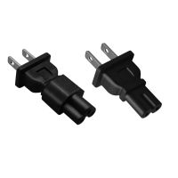 US To IEC320 C5C7 Power Converter,American Standard To C5C7ปลั๊กแปลง US 2 Prong Plugs Adapter