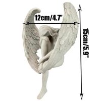 Figurine Resin Angel Statue Garden Statues Honor Angels Resin Angel Statue Desk Decoration Статуэтка Estatuas Decorativas