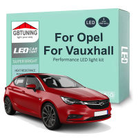 LED ภายในหลอดไฟชุดสำหรับ Vauxhall Opel เครื่องราชอิสริยาภรณ์ A Astra H J K Vectra C MOKKA X Corsa C D E Grandland X อดัมรถโดมโคมไฟ