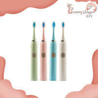 แปรงสีฟันไฟฟ้าสำหรับผู้ใหญ่ Electric Toothbrushes D01 พร้อมหัวแปรง 2 หัว แปรงสีฟันไฟฟ้ากันน้ำIPX6 Bunnyshop889