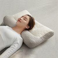 Memory Foam Bedding Pillow Shaped Ergonomic Cervical Pillow Sleeping Comfortable Neck Protection Butterfly Memory Foam Pillow Travel pillows