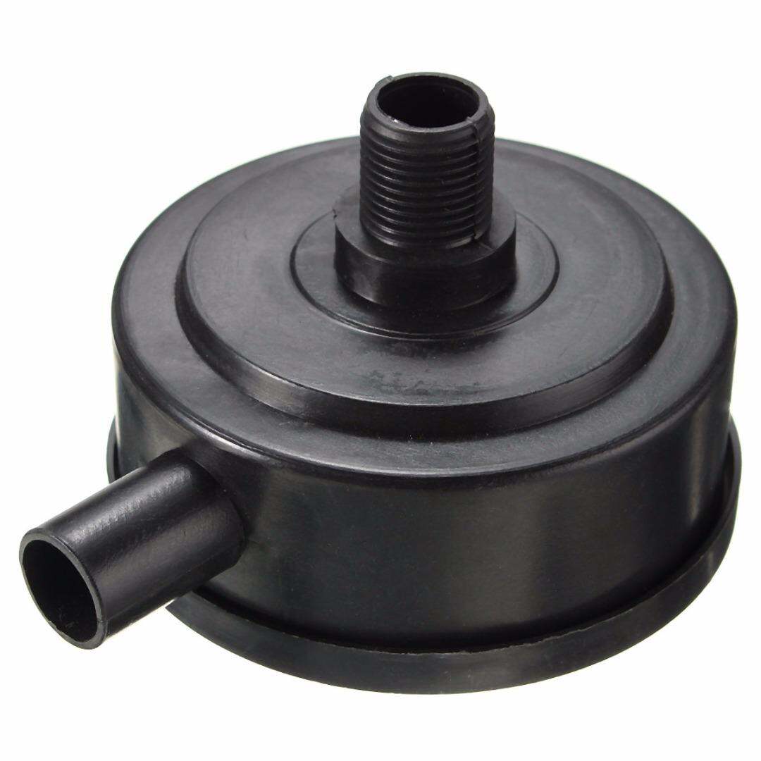 Black Air Compressor 20mm Male Thread Plastic Housing Canister Filter Silencer 
