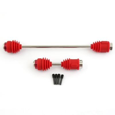 Metal Steel Accessories Center Driveshafts CVD 8655R with Dust Boots for 1/10 Traxxas E-Revo Erevo 2.0 Red