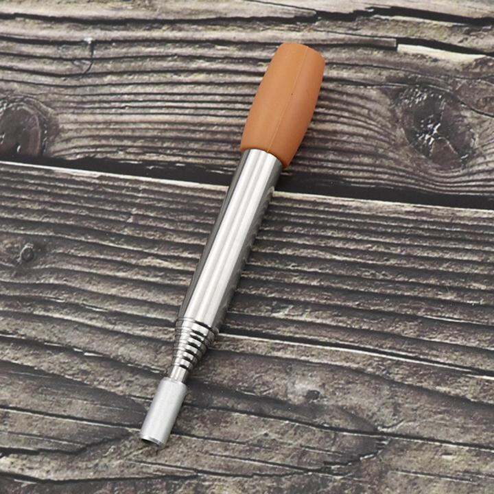 aternee Pocket Folding Stainless Steel Fire Blower Tube Outdoor Gear