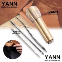 COD SDFGERTERTEEE YANN 4PCS Craft Shoes Repair Tool Handmade Leather Craft Sewing Awl Sets Canvas Leather Hand Stitcher Taper Sewing Supplies Needle Tool Kit