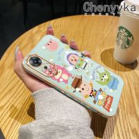 เคส Chenyyka สำหรับ OPPO A58 5G A58X 5G A78 5G เคสการ์ตูนทอยสตอรี่วู้ดดี้ไลท์ปีซิลิโคนนิ่มกันกระแทกแฟชั่นเคสโทรศัพท์ป้องกันเลนส์กล้องคลุมทั้งหมด