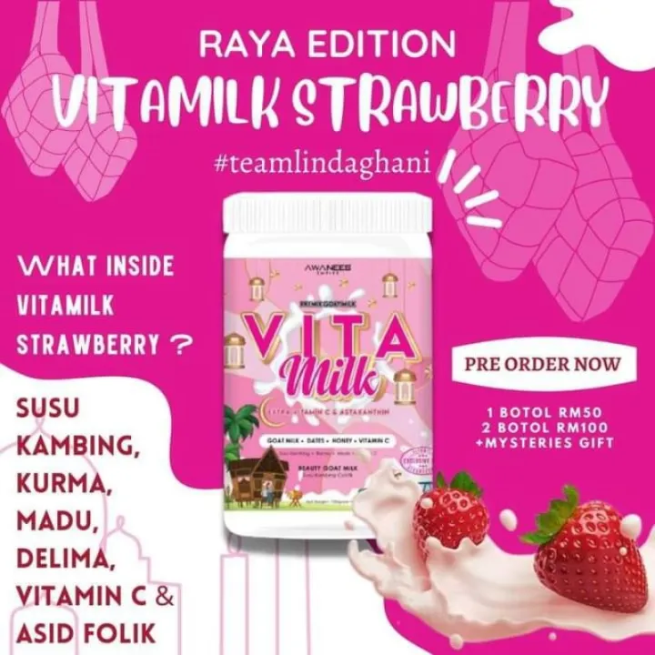 ∏ VITAMILK STRAWBERRY EDISI RAYA | Lazada