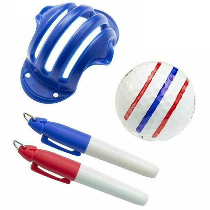 golf-ball-line-marker-drawing-tool-and-marks-pens-set-ball-triple-track-golf-ball-marker-golf-training-accessories