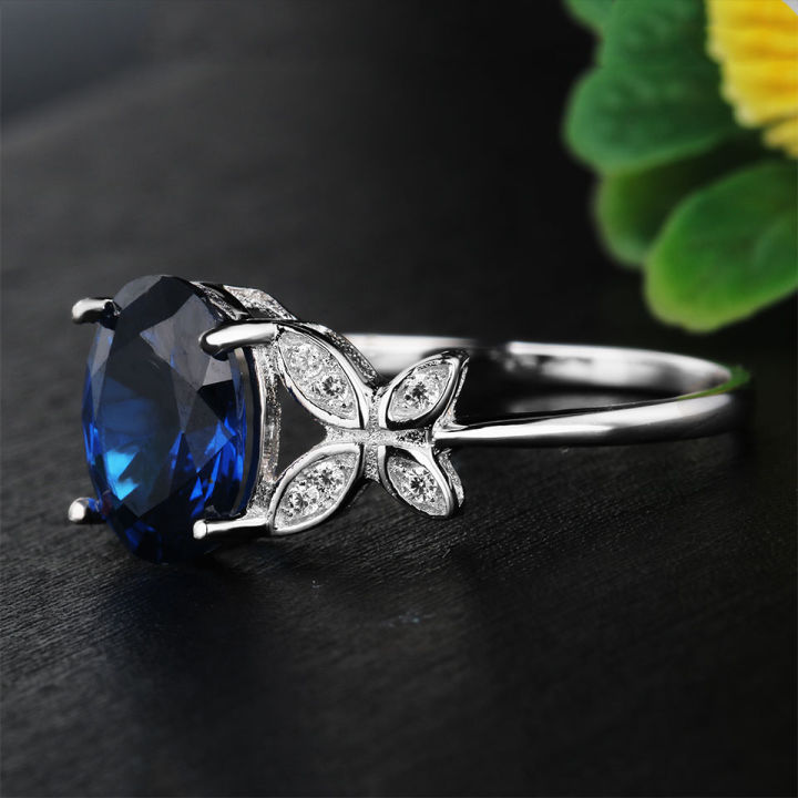 kuololit-925-sterling-silver-rings-for-women-created-blue-sapphire-gemstone-name-ring-wedding-engagement-band-christmas-jewelry