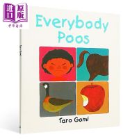 All kinds of poop in English original everyone poos taro Gomi wuminlan book list recommended childrens picture books physiological knowledge popular science imported books[Zhongshang original]