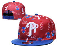 ??[Philadelphia Phillies] สำหรับทั้งหญิงและชายหมวกแฟชั่นหมวกเบสบอลปักลายเกาหลี