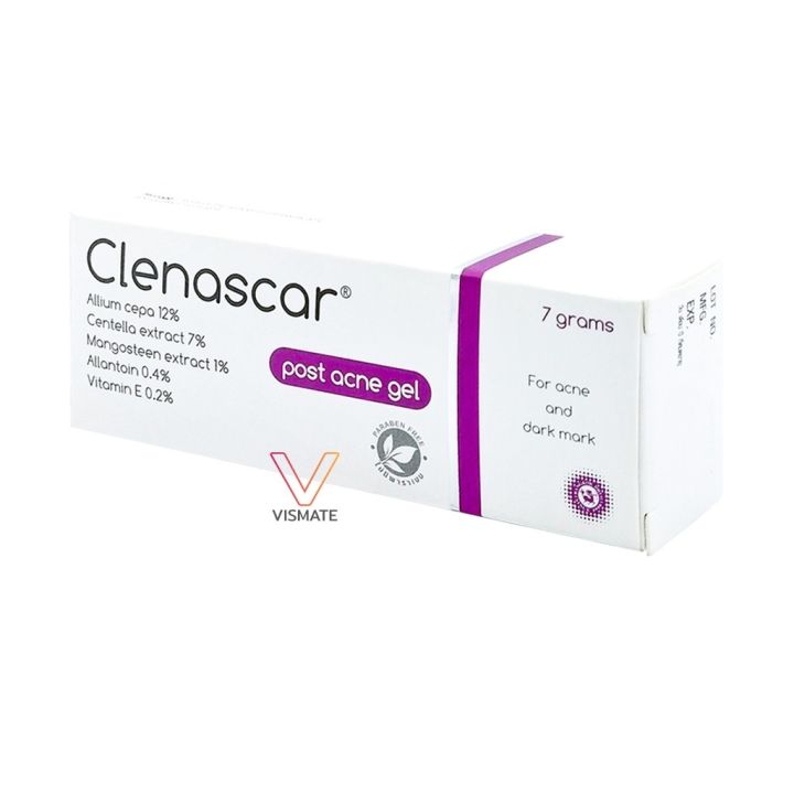 clenascar-gel-c-gel-acne-spot-gel-post-acne-gel-คลีนาสการ์-เจลแต้มสิว-ดูแลรอยสิว-รอยแดง-รอยดำ-รอยแผลเป็น