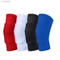 ∏♤♙ 1PCS Sports Safety Accessories Elbow and Knee Pads Honeycomb Knee Pads Basketball Anti-Slip Legs Long Sleeves